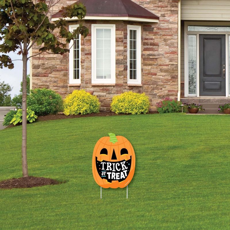 Big Dot of Happiness Jack-O'-Lantern Halloween - Outdoor Lawn Sign - Kids Halloween Party Yard Sign - 1 Piece, 3 of 9