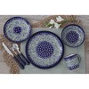 Blue Rose Polish Pottery Zaklady Dinner Plate - 2 of 3