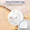 Avery Printable Round Tags with Sure Feed Technology, 3" Diameter, Glossy White Cardstock, Print-to-the-Edge, Laser/Inkjet, 150 Total - 2 of 4