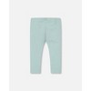 Deux par Deux Girl Flat Back Rib Capri Legging Pale Teal - 4 of 4
