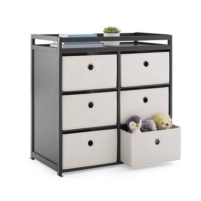 Delta Children Hayes Changing Table with Fabric Bins