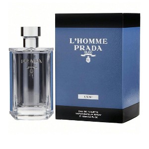 Prada L'Homme L'Eau By Prada Men Ginger, Neroli, Iris, Amber, Sandalwood Edt Spray 3.4 Oz - 1 of 1