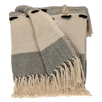 Parkland Collection,Transitional Vereigated Rectangle Throw