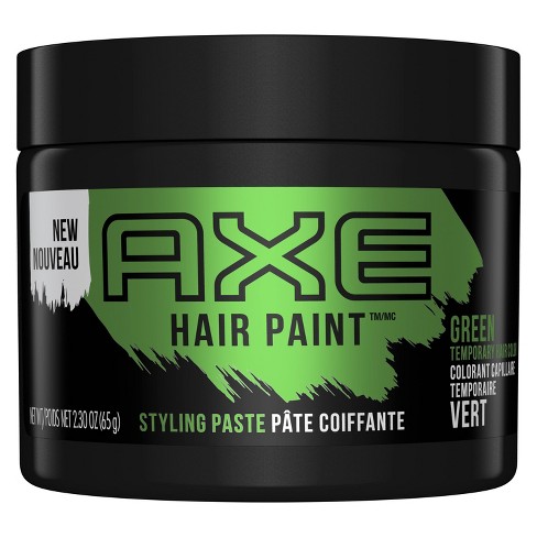 Axe Hair Paint Temporary Green Color Styling Paste 2 3oz Target