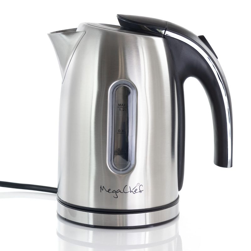 Mega Chef 1.2Lt. Stainless Steel Electric Tea Kettle, 4 of 13