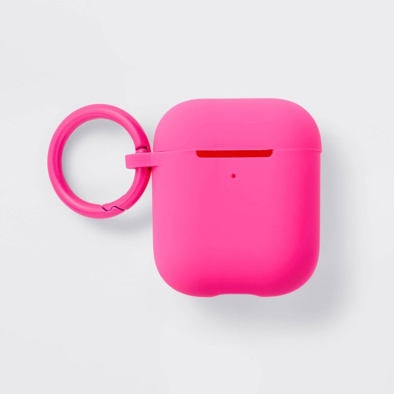 Apple AirPods (1/2 Generation) Recycled Silicone Case with Clip - heyday™, 1 of 5