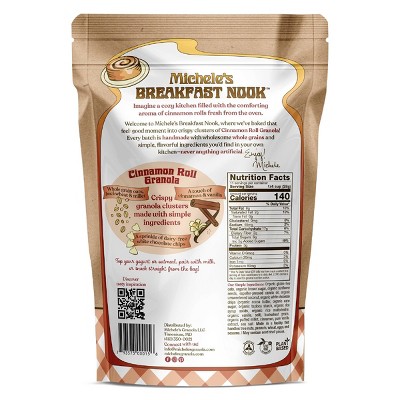 Michele's Breakfast Nook Cinnamon Roll Granola - 11oz