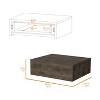 Kumasinova Vienna Floating Wood Nightstand,Bedside Table with Sleek Wall-Mounted Design,Night Stand with Drawers for Bedroom,Bedroom Furniture - 2 of 4