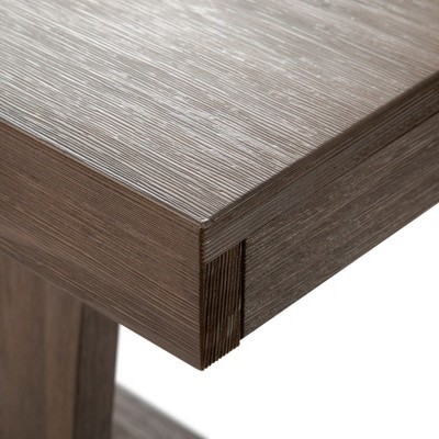 Walnut Wirebrush 72" Solid Wood Farmhouse Dining Table