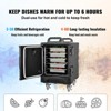 VEVOR Insulated Food Pan Carrier, 81 Qt Hot Box for Catering, Food Box Carrier with Double Buckles, Front Loading Food Warmer with Handles - 3 of 4