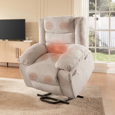 Bestier Massage Recliners for Elderly, Power Lift Recliner Chair with Heat and Vibration for Living Room
