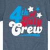 Boys' - Instant Message - Fourth Of July Crew Retro Script Short Sleeve Graphic T-Shirt - 2 of 4