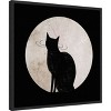 Amanti Art Mystic Moon I Cat by Victoria Borges Canvas Wall Art Print Framed 22 x 22-in. - 3 of 4