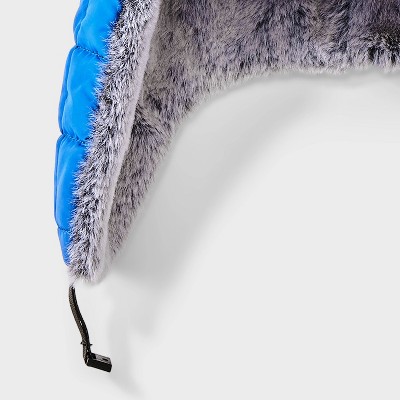 Boys' Puffer Quilted Tapered Hat - Cat & Jack Blue - image 3