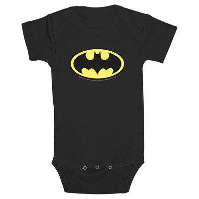 Infant's Batman Classic Bat Logo Onesie : Target