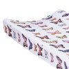 Lambs & Ivy Butterfly Dreams Soft/Cozy Fleece Changing Pad Cover - White - image 3 of 4