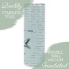 Elanze Designs Faith Bigger Than Fear Mint Birds 20 ounce Stainless Steel Travel Tumbler - 3 of 4