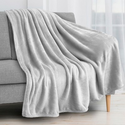 Pavilia Luxury Fleece Blanket Throw For Bed, Soft Lightweight Plush ...