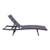 Relax Wicker Chaise lounge with folding legs
Price is for a Set of 2

Aluminum frame with flat PE wicker - 4 of 4