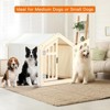 Indoor Dog House for Small & Medium Dogs, White, 25" H x 22" W x 32" D ¨C Cozy Home Pet Shelter (20¨C50 lbs) - 2 of 4