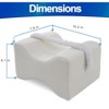 5 Star Super Deals Orthopedic Memory Foam Knee Pillow w/ Leg Strap - Leg Support Wedge, Lumbar & Spine Alignment for Side Sleepers & Pain Relief - 4 of 4