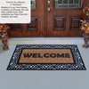 Gardenised Heavy Duty Coco Coir Doormat with Non Slip PVC Baking Embossed Welcome Design Coconut Fiber Floor Mat 18x30" - 3 of 4