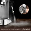Mecity 20 Bar Espresso Machine, Milk Frother, 37oz Tank, 1400W, Stainless Steel - 4 of 4