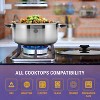 YBM Home Professional Chef's 18/10 Stainless Steel Stock Pot Covered Tri-Ply Capsule Base With Bakelite Handle, Induction Compatible - 3 of 3