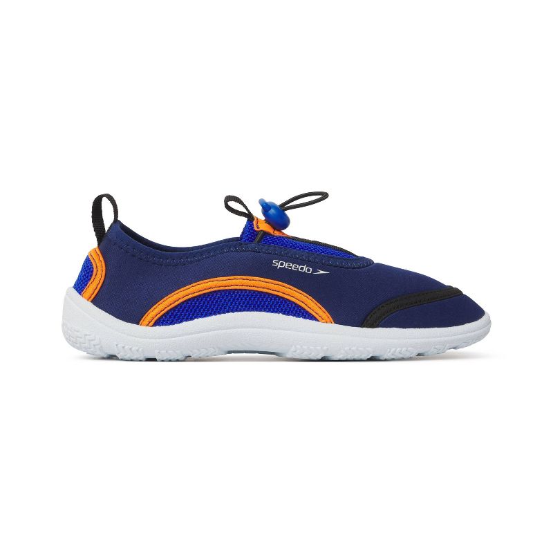 Speedo Jr Surfwalker Shoes - Black/Orange/Blue, 3 of 8