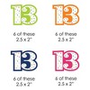 Big Dot of Happiness 13th Birthday - Cheerful Happy Birthday - DIY Shaped Colorful Thirteenth Birthday Party Cut-Outs - 24 Count - 2 of 4