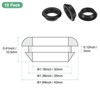 Unique Bargains Rubber Corrosion-Resistant Snap-in Locking Hole Plugs Black - 3 of 4