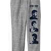 Star Trek Spock Images With Frames And Logo Boy's Athletic Heather Jogger Pants - image 2 of 3