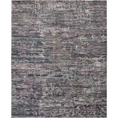 Conroe Modern Abstract Blue/Gray Area Rug