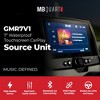 MB Quart Portable Touchscreen Car Stereo Dual Zone Audio System for Boat and UTV, Bluetooth, USB Auxiliary, and Smart Device Compatible, Black - 2 of 4