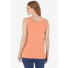 Woman Within Plus Size Scoopneck Tank - 4 of 4