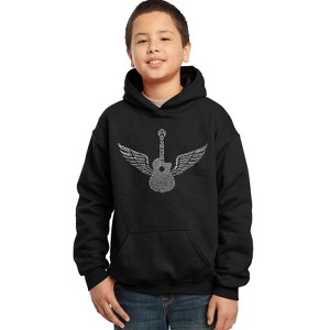 LA Pop Art Boy's Word Art Hooded Sweatshirt - Amazing Grace - 1 of 4