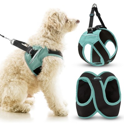 Gooby Escape Free Easy Fit X Step in Dog Harness Seattle Blue, Medium