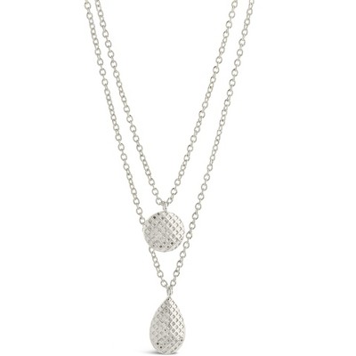 16 Layered Curb Chain Necklace - A New Day™ Gold