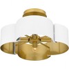Quoizel Lighting Balsam 4 - Light Semi-Flush Mount in  White Lustre - 4 of 4