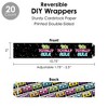 Big Dot of Happiness 80’s Retro - Totally 1980s Party Favors and Cupcake Kit - Fabulous Favor Party Pack - 100 Pieces - 3 of 4