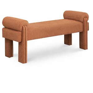 Meridian Furniture,Stefano Polyester Fabric Bench - 1 of 4
