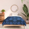Deny Designs Schatzi Brown Aurelia Floral Blue Twin/Twin XL Comforter and Sham Set (2-3pc Set) - 3 of 4