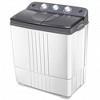 Costway Portable Mini Compact Twin Tub 20Lbs Total Washing Machine Washer Spain spinner - image 2 of 4