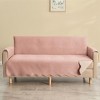 Collections Etc Lacey Scalloped Edge Reversible Quilted Furniture Protector - 2 of 4