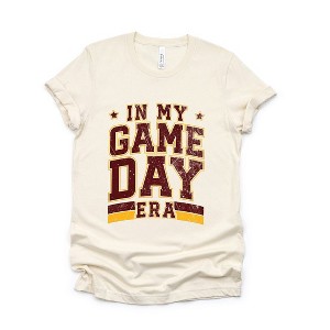 Simply Sage Market Women's In My Game Day Era - Maroon Short Sleeve Graphic Tee - 1 of 4