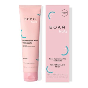 Boka Kids' Fluoride-Free Nano Hydroxyapatite Toothpaste - Watermelon Mint - 3.4oz - 1 of 4