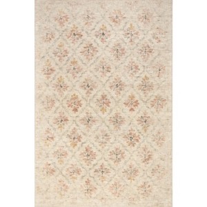 Padma Lakshmi x Rugs USA - Elizabeth Hand-Tufted Vintage Medallion Wool-Blend Rug - 1 of 4