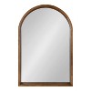 24" x 36" Hutton Arch Wall Mirror Rustic Brown - Kate & Laurel All Things Decor - image 2 of 4