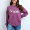 Simply Sage Market Women's If It's Snowing I'm Not Going Long Sleeve Garment Dyed Tee - 2 of 4