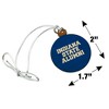 Indiana State University Alumni Mini Small Tiny Wood Christmas Tree Holiday Ornament - 4 of 4